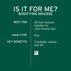 Biolage resultado con raíces levantadas que aporta altura y movimiento