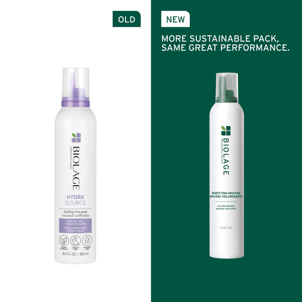 Biolage textura cremosa de la mousse para aplicación uniforme y tacto suave