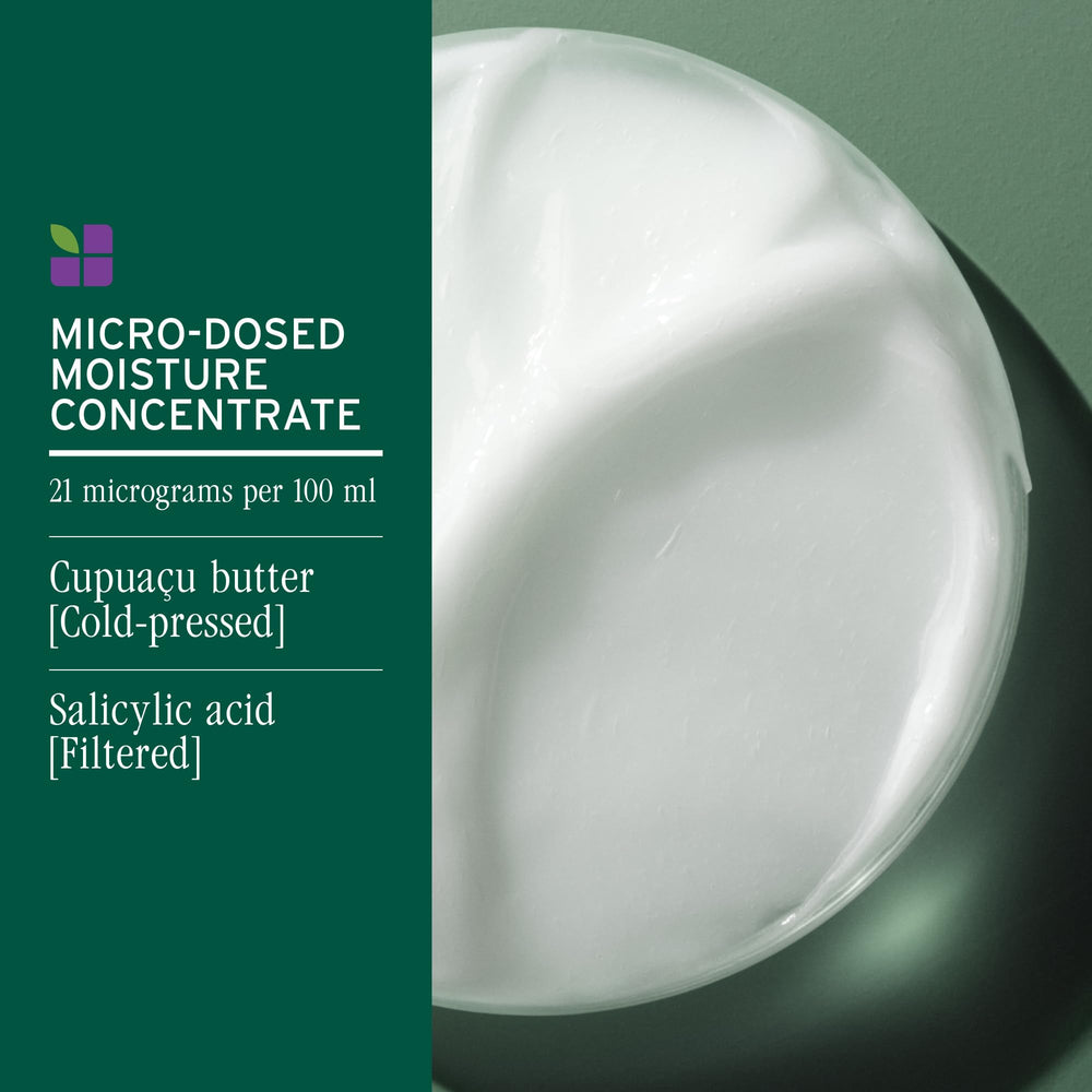 Biolage producto en entorno de salón profesional, aspecto de cuidado experto