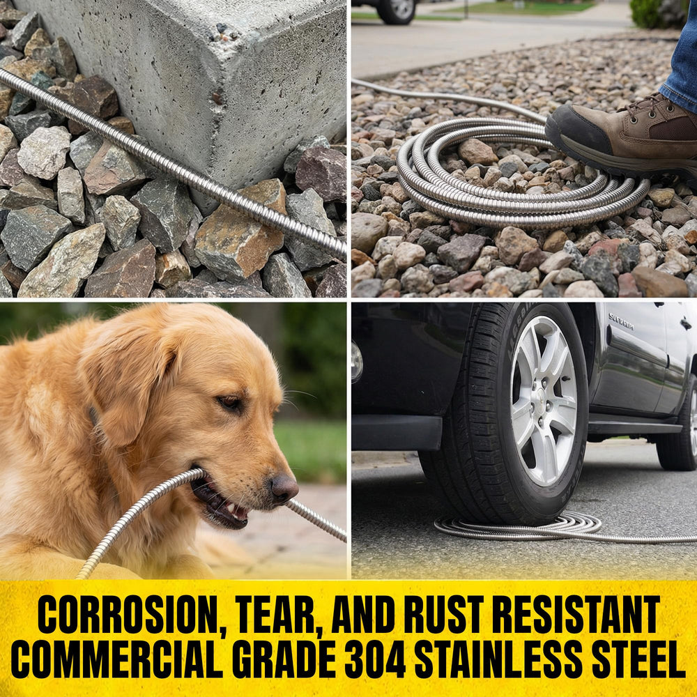 BIONIC STEEL comparación de tamaño para ver 25 ft y facilidad de manejo