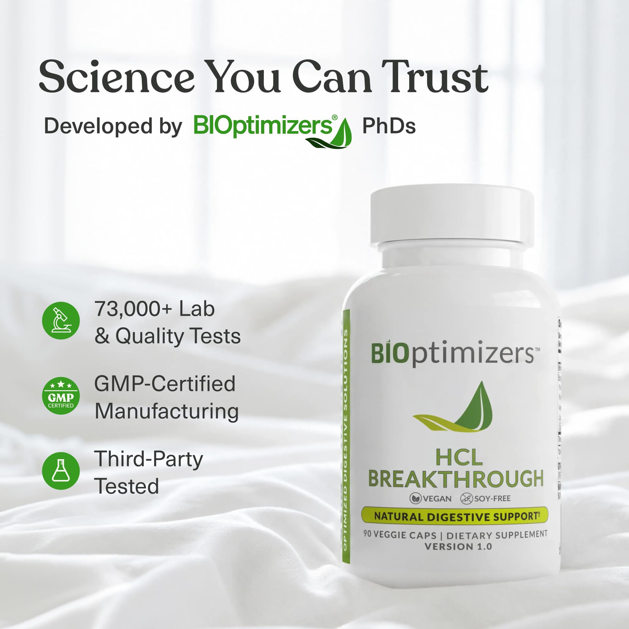 BIOptimizers etiqueta nutricional enfocada en ingredientes clave