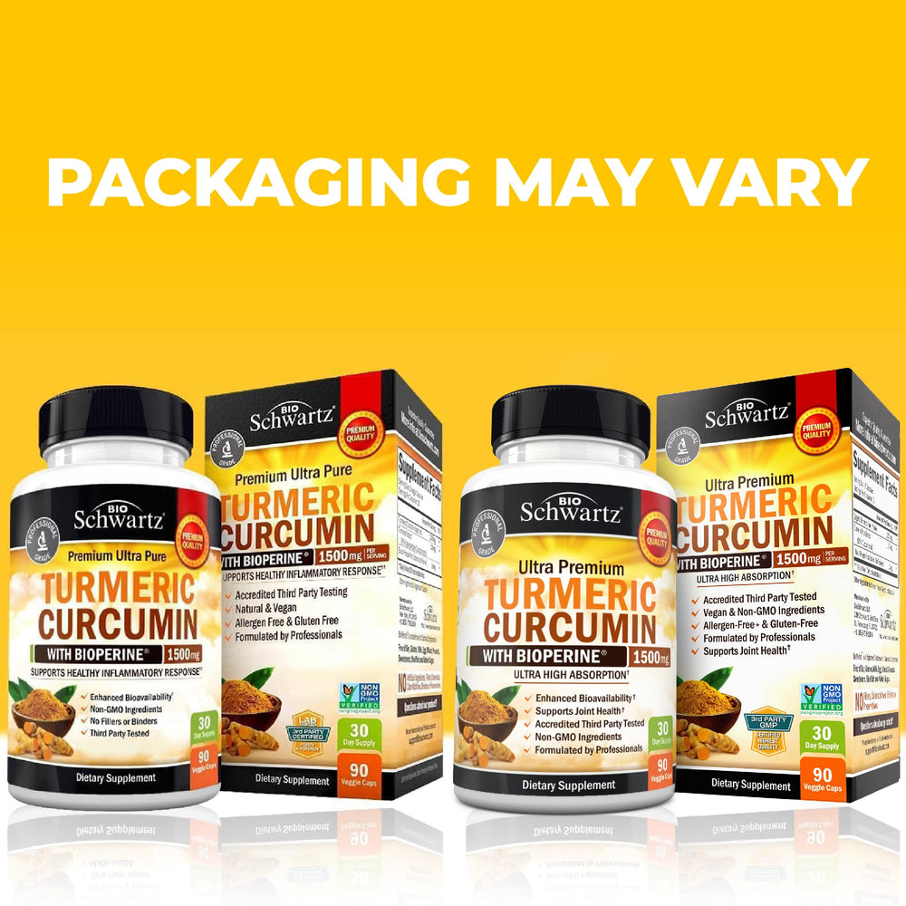 BioSchwartz etiqueta con ingredientes y pruebas de calidad visibles