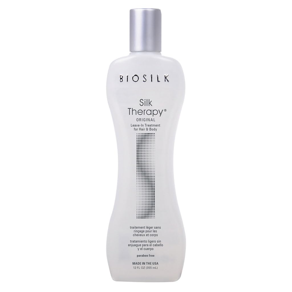 BioSilk botella frontal 355 ml mostrando el envase y beneficio de manejo