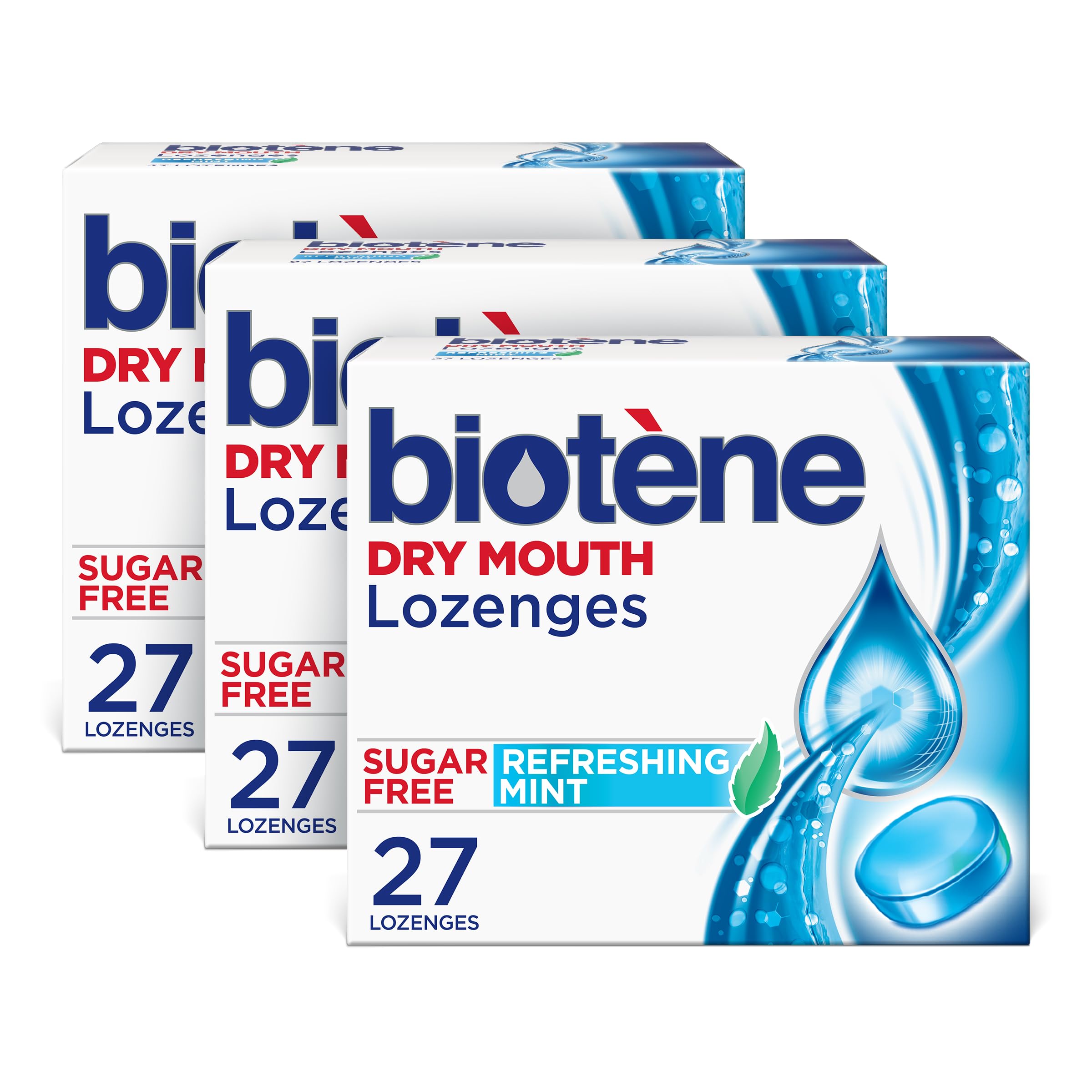 Biotene frente del empaque mostrando caja compacta y marca