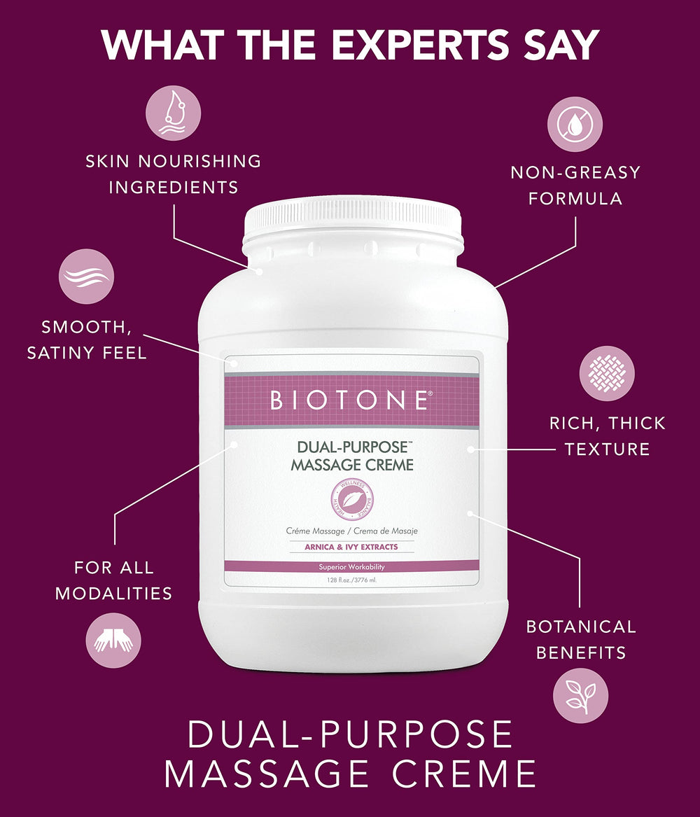 BIOTONE etiqueta con ingredientes destacando árnica y hiedra y su cuidado cutáneo