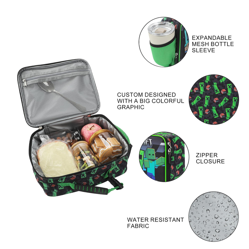 Bioworld bolsillo lateral en malla para botella y accesibilidad