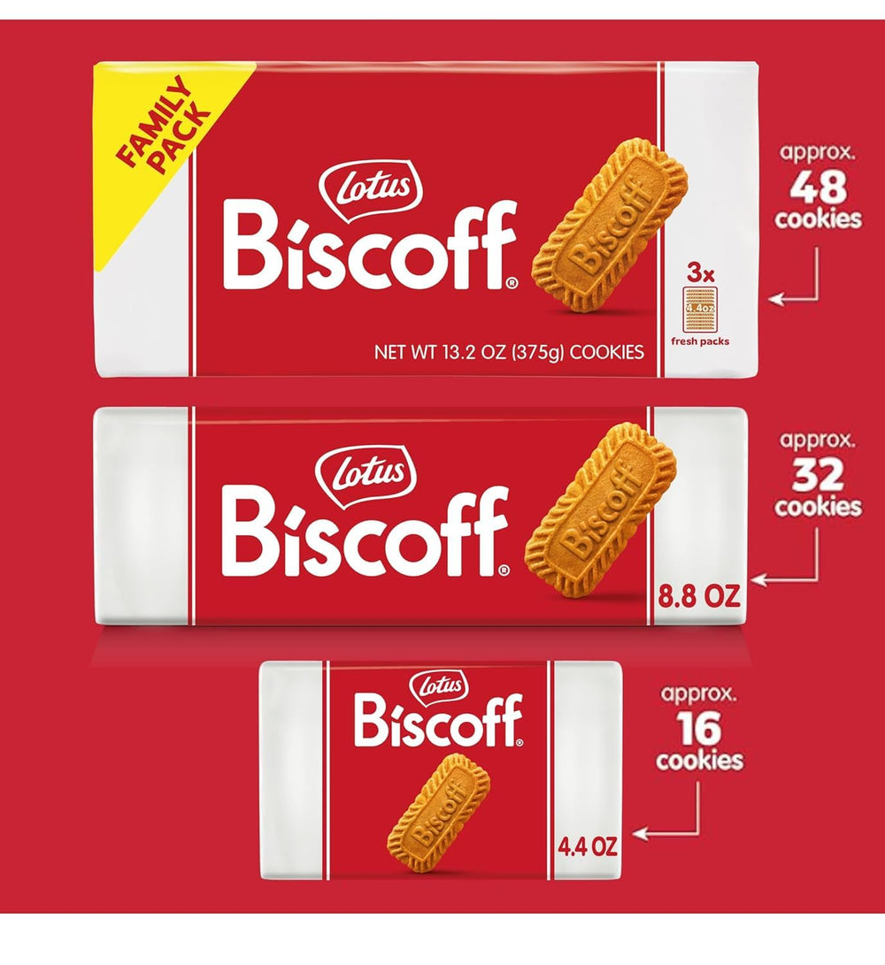 Biscoff biscuits with baking ingredients illustrating recipe use
