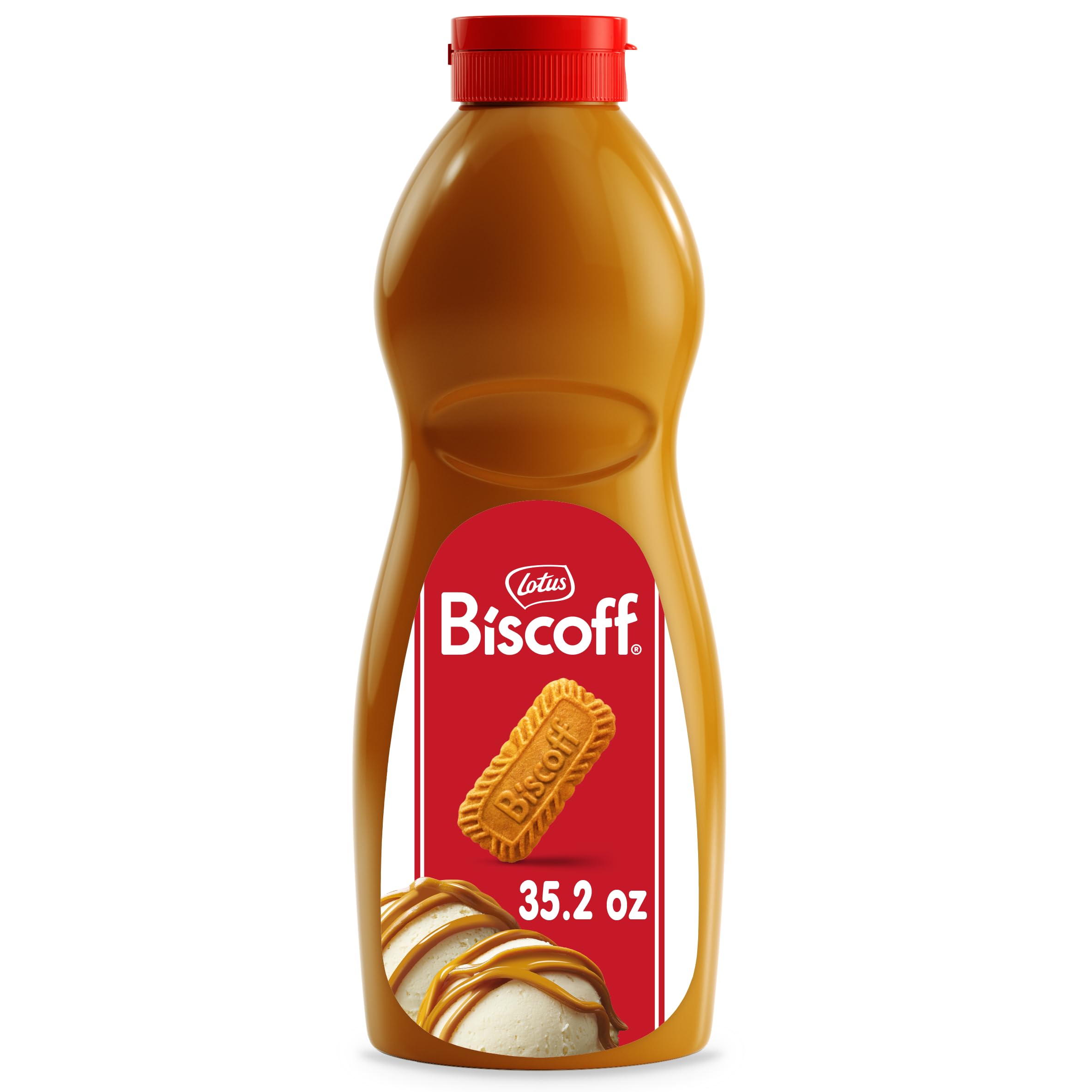 Biscoff botella frontal mostrando envase y fácil dosificado