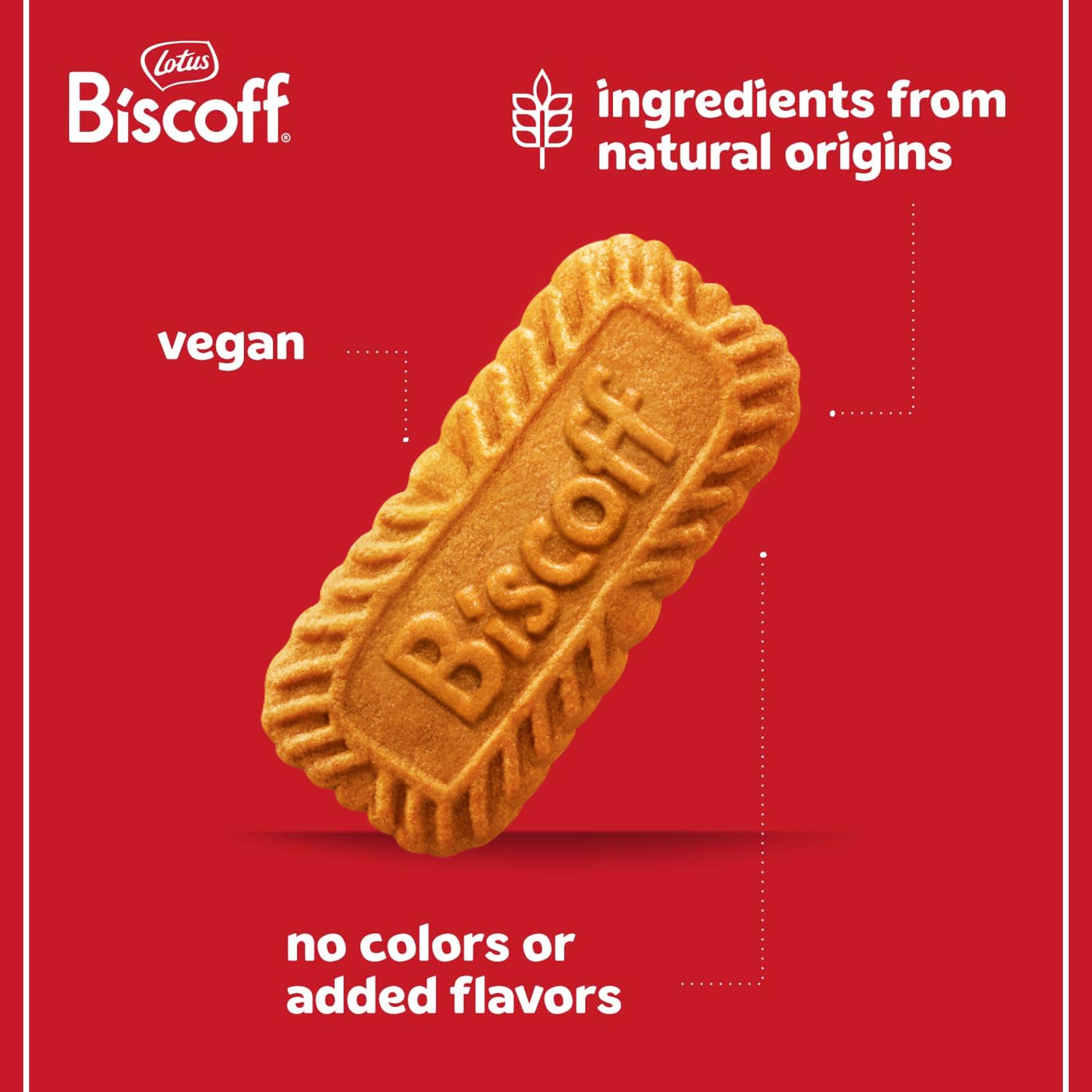Biscoff close-up of caramelized biscuit texture for satisfying crunch
