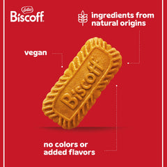 Biscoff porción individual abierta lista para comer y conservar frescura