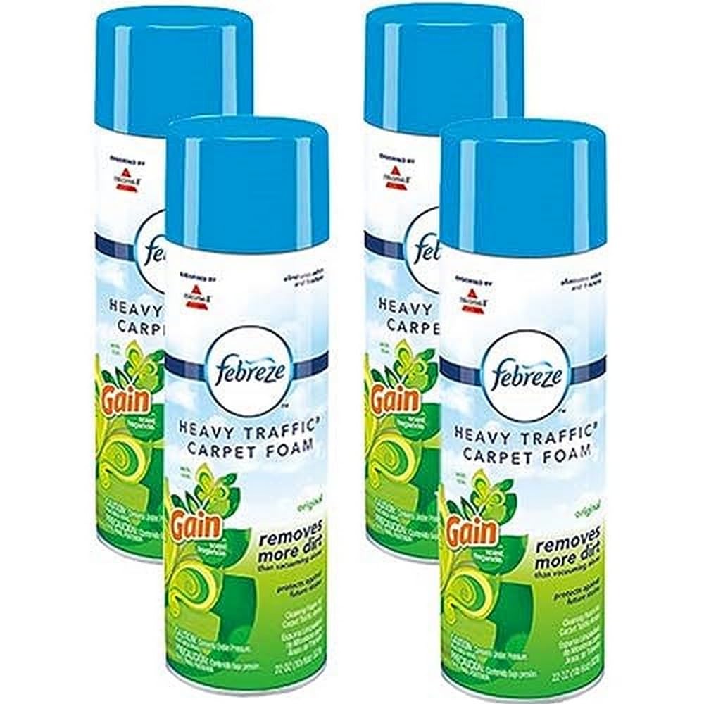 Bissell pack frontal de 4 latas mostrando presentación y conveniencia