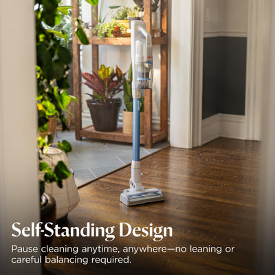 Bissell PowerClean used handheld to clean stairs, quick above-floor cleaning