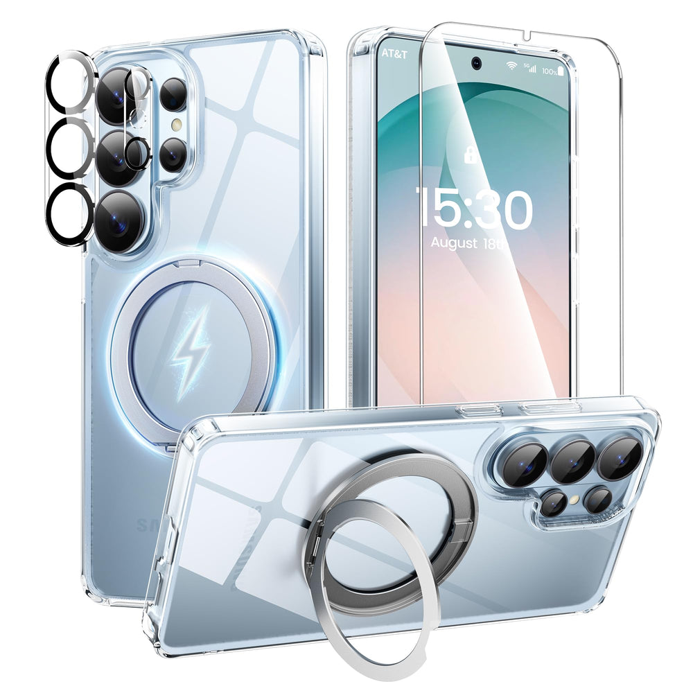 Bitowik frontal del case para Galaxy S26 Ultra mostrando protección completa
