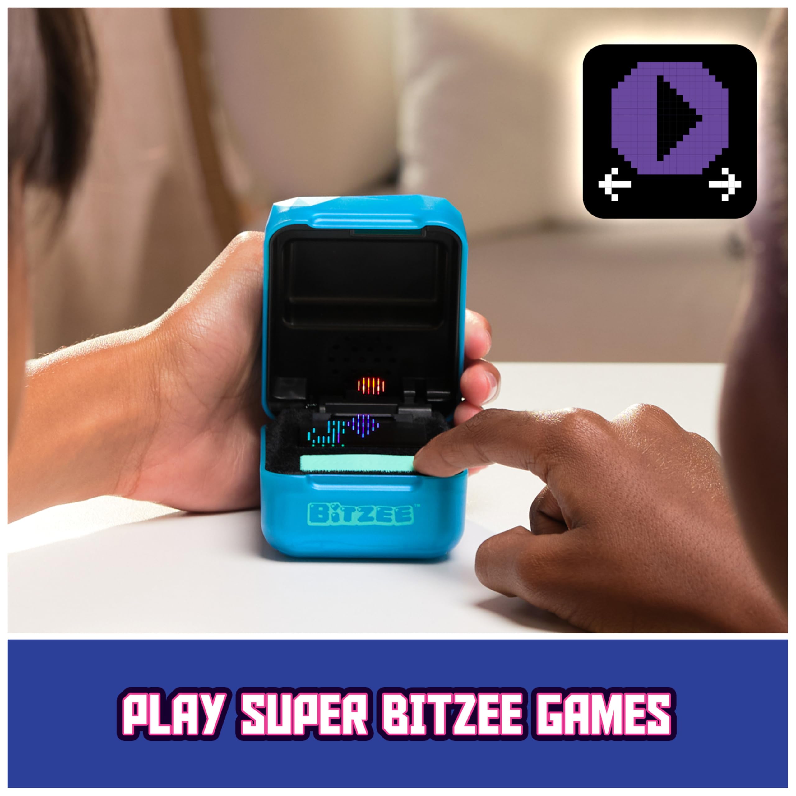 BITZEE niños jugando minijuegos que otorgan pociones y recompensas