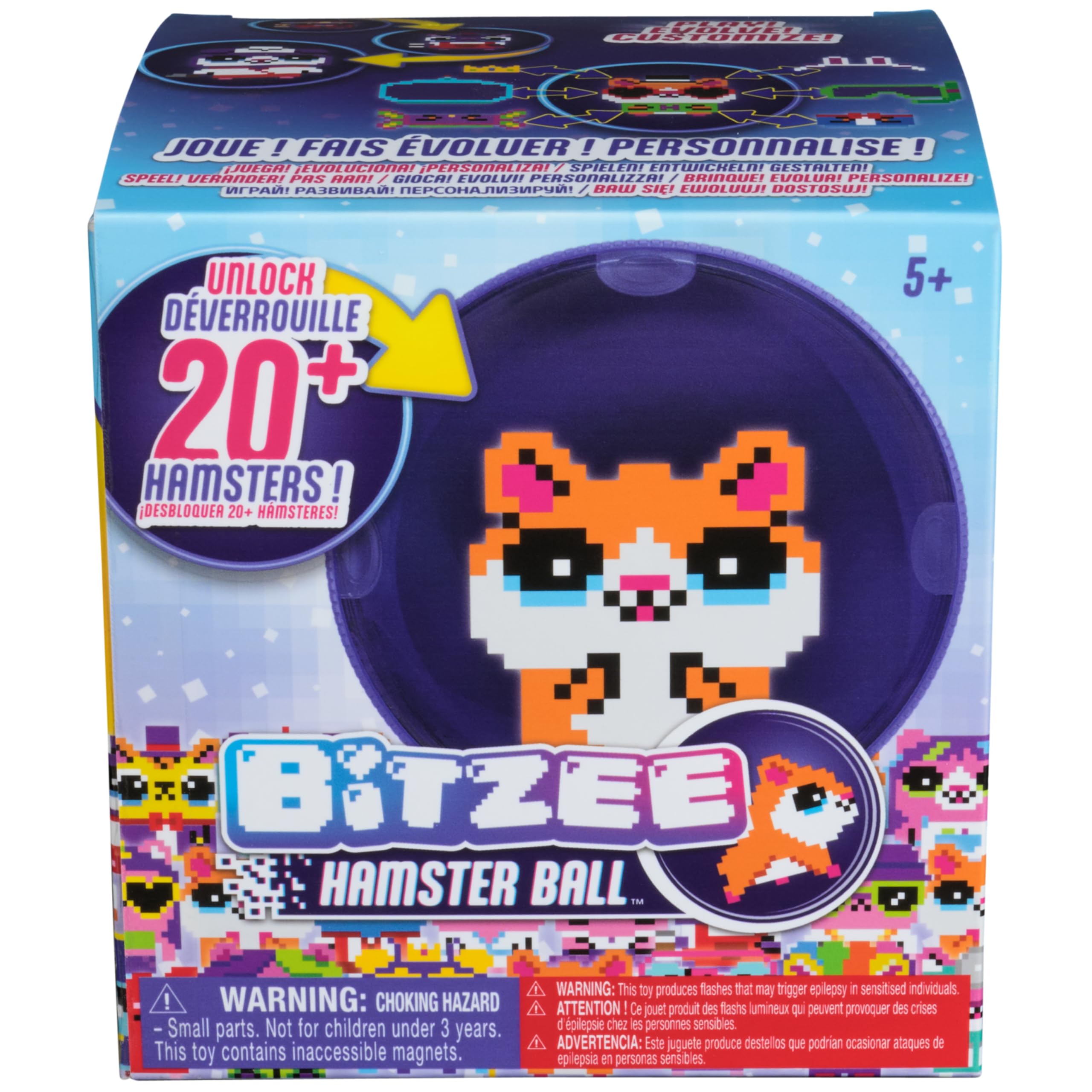 BITZEE colección de mini hamsters temáticos para descubrir y juntar