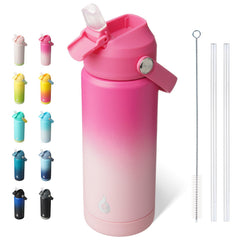 BJPKPK frontal de la botella 18oz mostrando diseño y capacidad