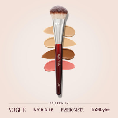 BK BEAUTY 109 close-up of vegan bristles highlighting softness for gentle application