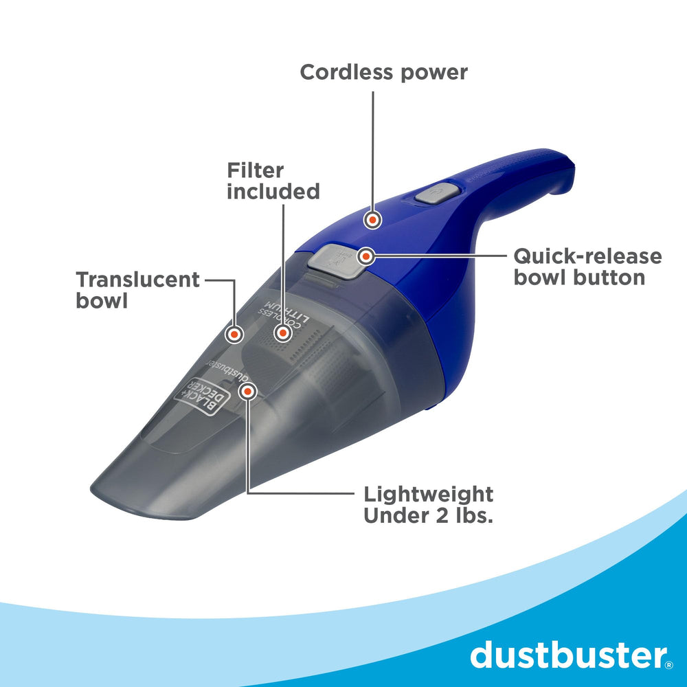 BLACK+DECKER filtro en primer plano, detalle del filtro para mantenimiento efectivo