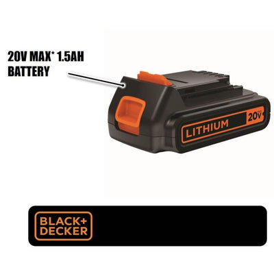 BLACK+DECKER durable housing detail resisting drops and impacts