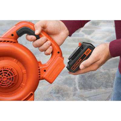 BLACK+DECKER retail packaging and label showing model LBXR20