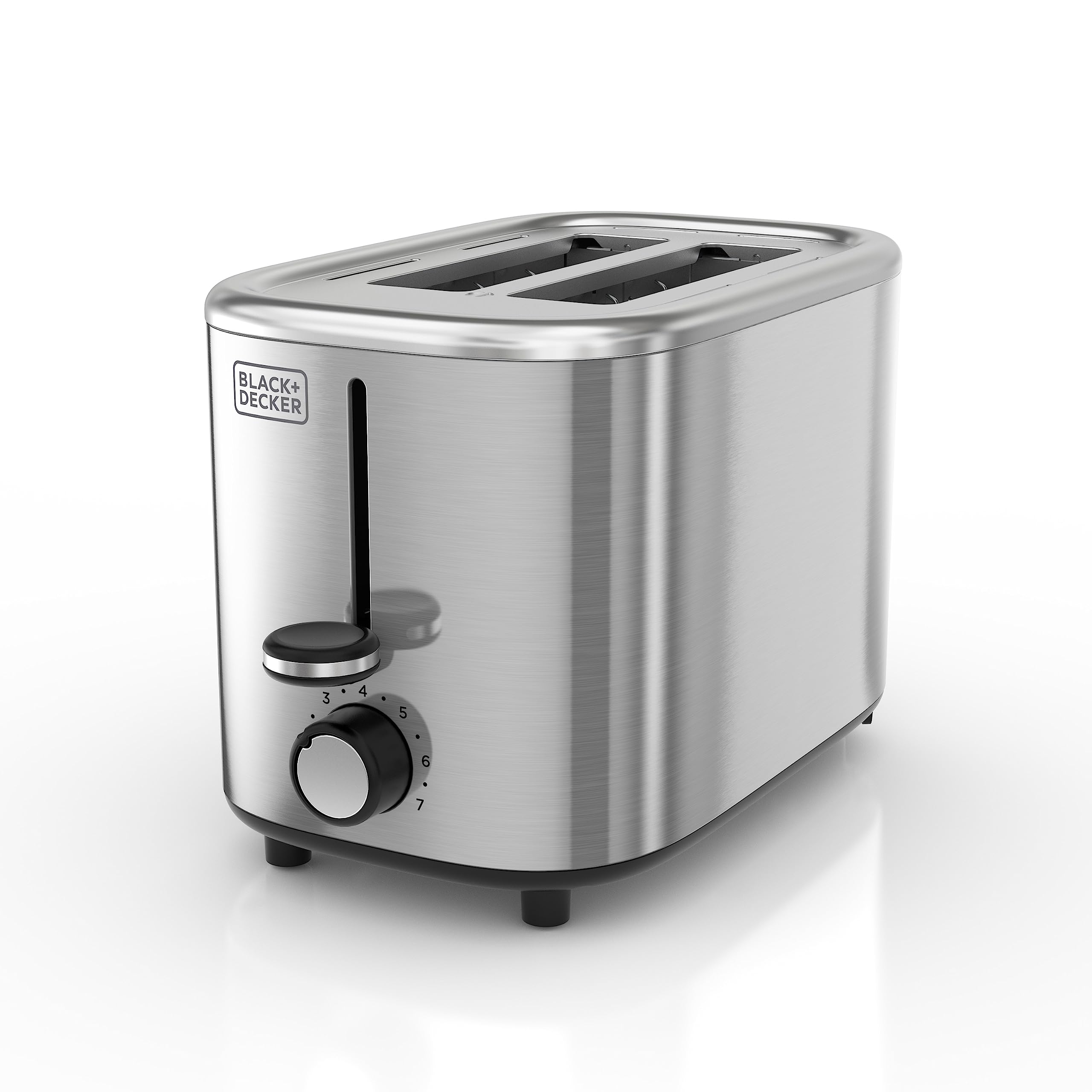 BLACK+DECKER frente en acero inoxidable, diseño duradero y elegante