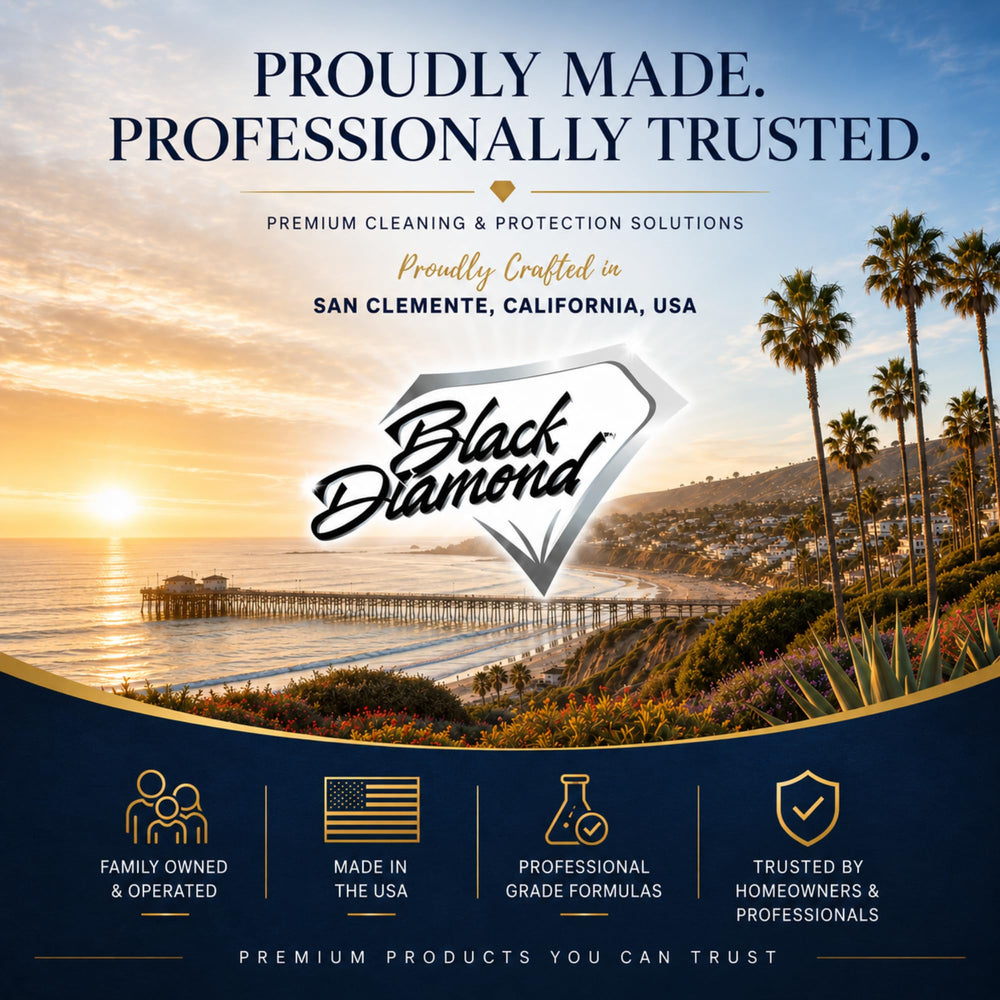 Black Diamond Stoneworks compatibility chart with stone and tile types