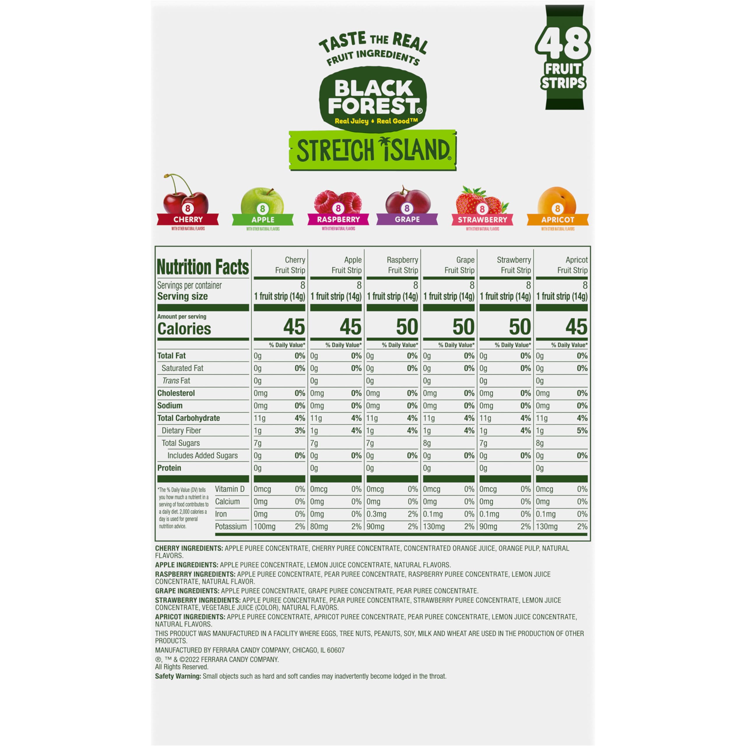 Black Forest variedad de seis sabores organizados para degustar y compartir