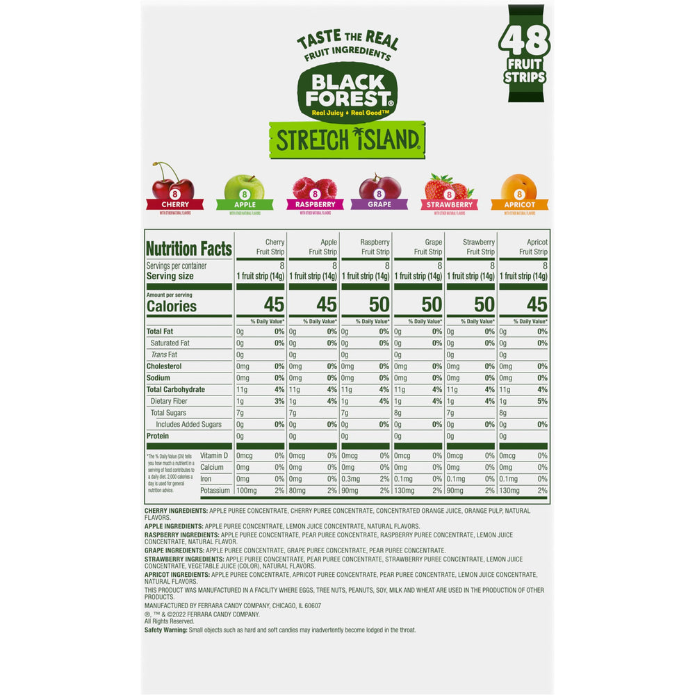 Black Forest variedad de seis sabores organizados para degustar y compartir