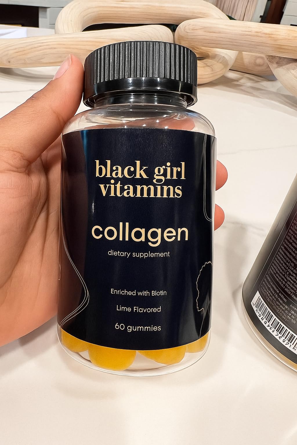 Black Girl Vitamins etiqueta ingredientes clara y beneficios para piel