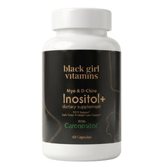 Black Girl Vitamins envase frontal mostrando etiqueta clara y beneficios
