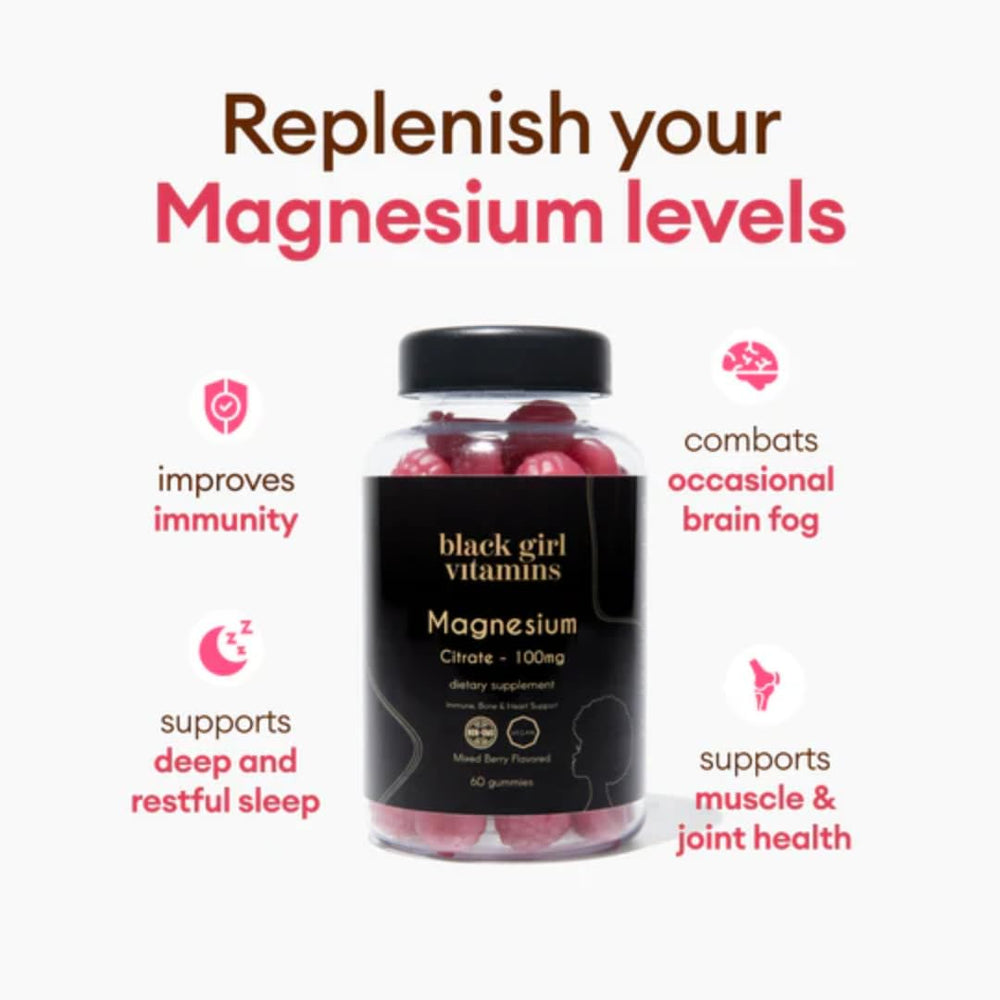 Black Girl Vitamins gomita en mano mostrando facilidad de uso