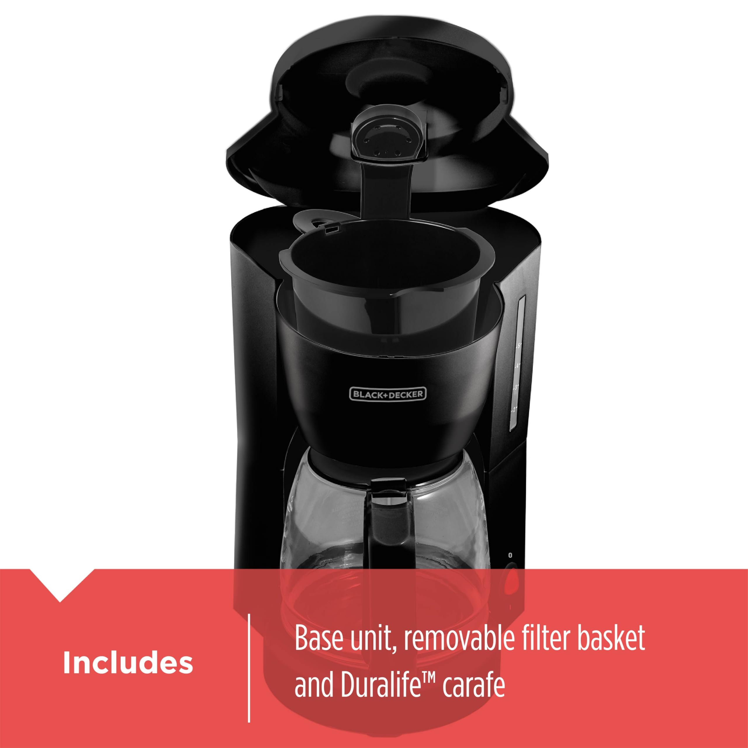 BLACK+DECKER cesto de filtro desmontable para limpieza rápida y sencilla