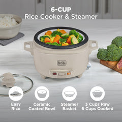 BLACK+DECKER cestillo de vapor incluido, facilita cocinar alimentos al vapor