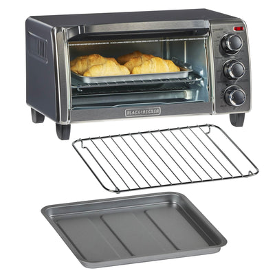 BLACK+DECKER comparación de tamaño con pizza de 9" para entender capacidad real