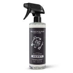 Blackline Reset front bottle showing Dark Ice label and premium look, conveys quality