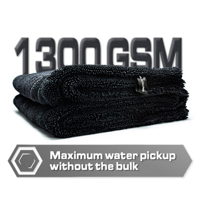 Blackline detailed shot of towel edge and reinforced seam durability