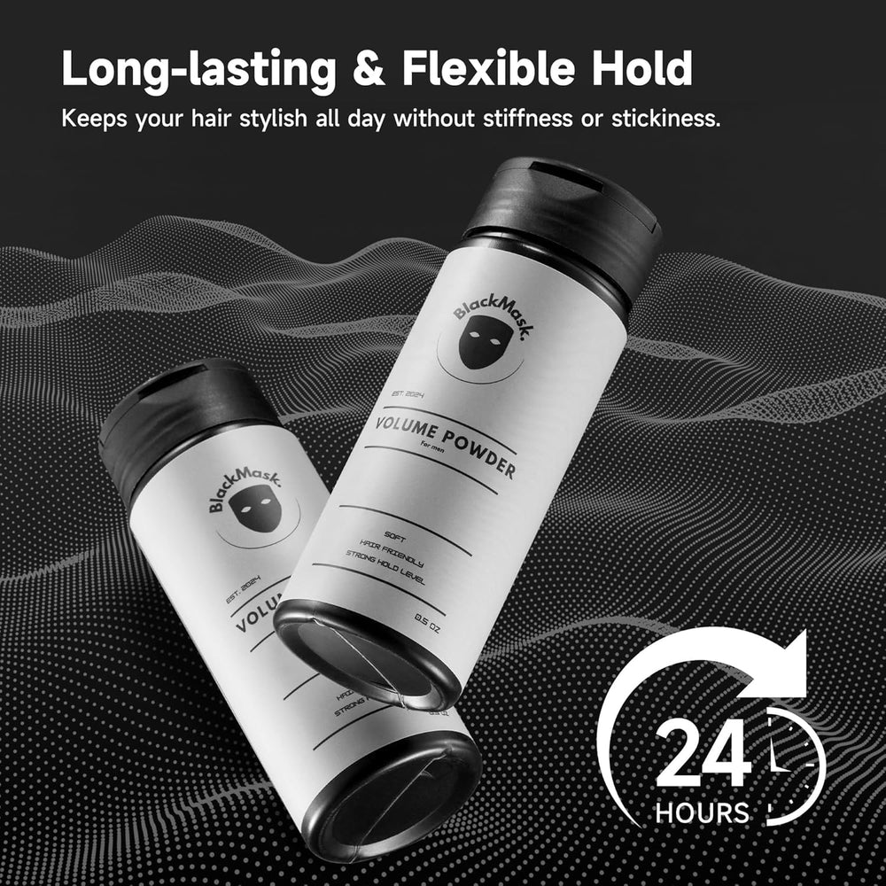 BlackMask etiqueta con ingredientes clave resaltando acabado mate