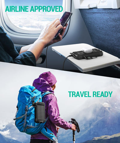 BLAVOR in a camping scene powering phone, useful for off‑grid device charging