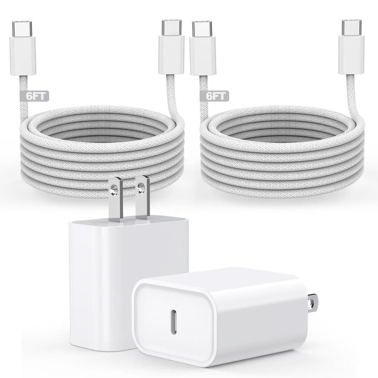 Blduzn adaptador 20W frontal, carga rápida y compacto