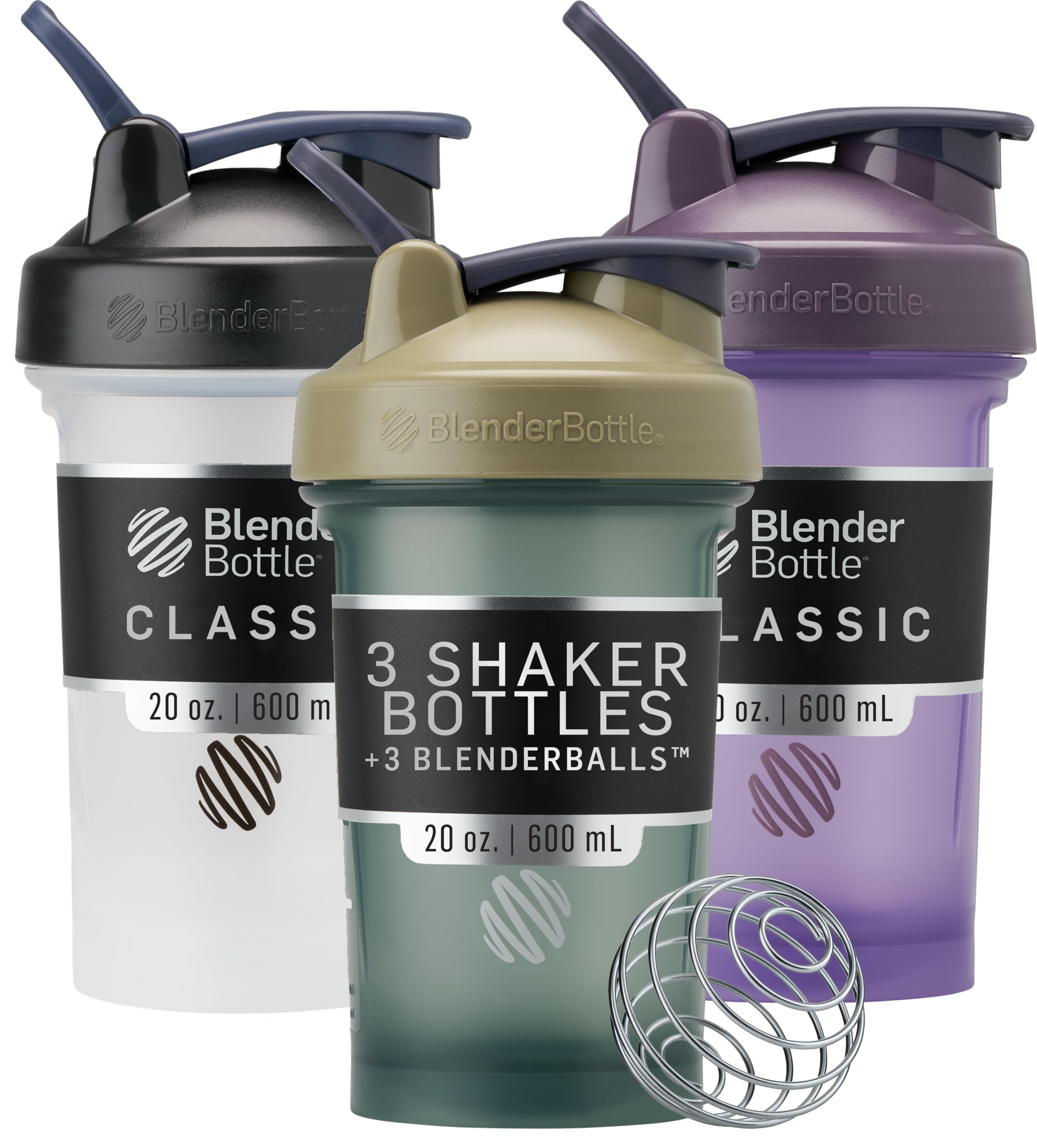 BlenderBottle Classic V2 frontal mostrando diseño moderno y colores