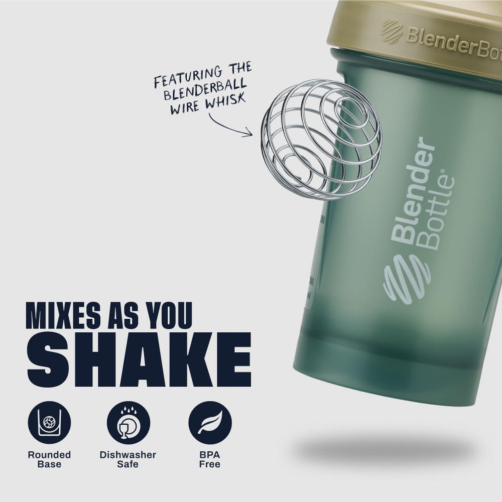 BlenderBottle Classic V2 tapa con SpoutGuard que mantiene el pico limpio