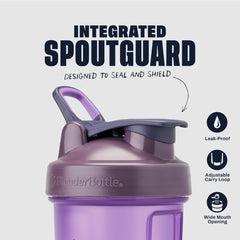 BlenderBottle detalle de BlenderBall acero inoxidable mezclado eficazmente