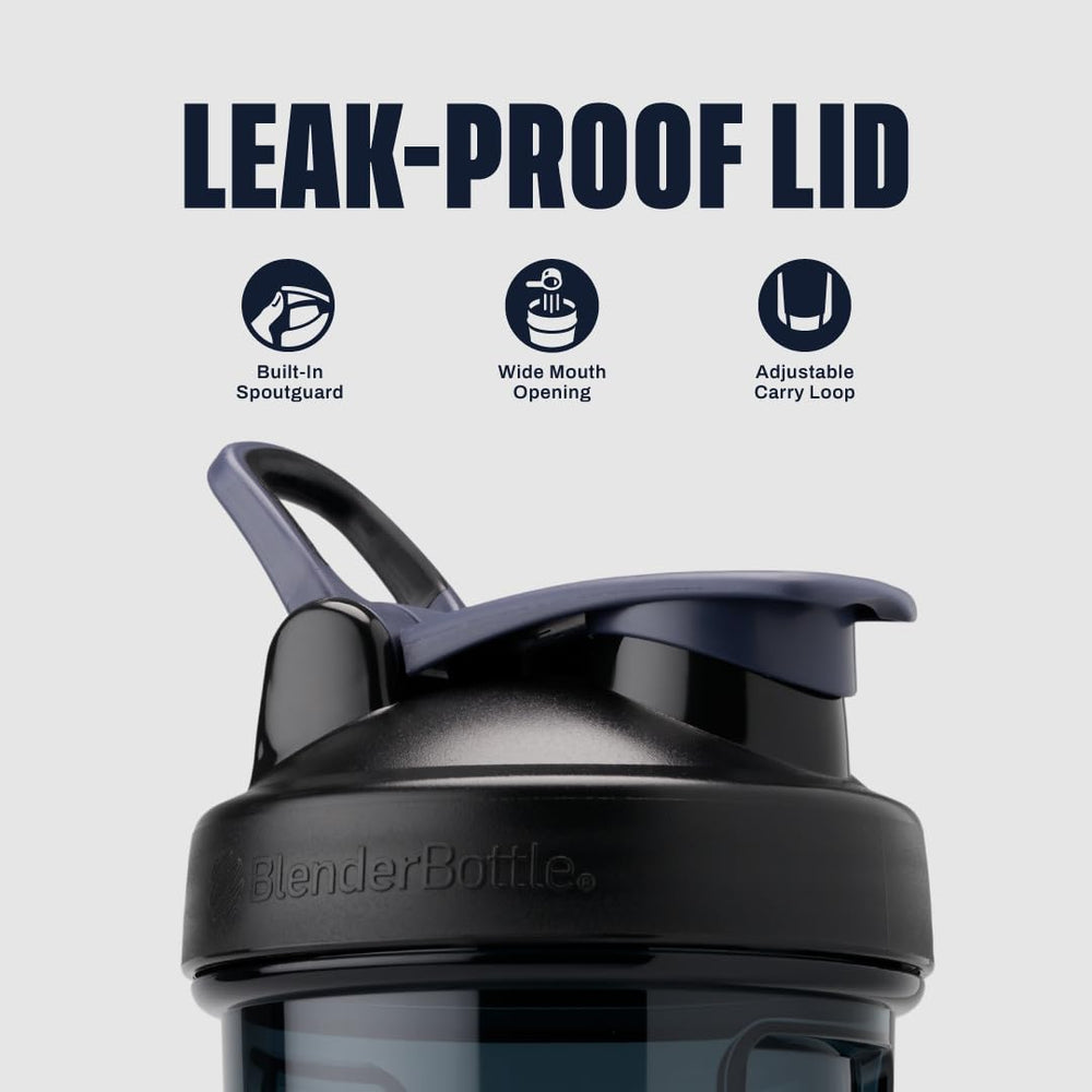 BlenderBottle ProSeries BlenderBall de acero 316 dentro, mezcla uniforme y sin grumos