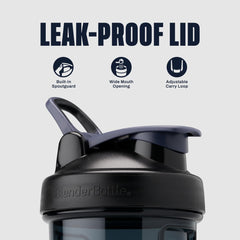 BlenderBottle ProSeries BlenderBall de acero 316 dentro, mezcla uniforme y sin grumos