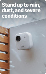 Blink Outdoor 2K+ mounted on porch capturing entryway, provides reliable package monitoring