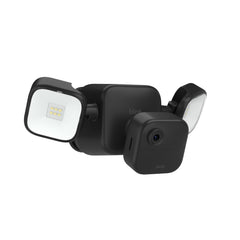 Blink outdoor 4 front view showing floodlight and camera, bright illumination benefit