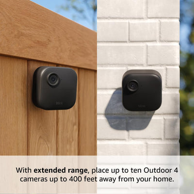 Blink close detail of camera texture showing rugged finish and outdoor durability benefits