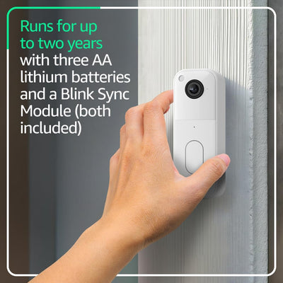 Blink close-up of lens and night vision sensors highlighting sharp image capture benefit