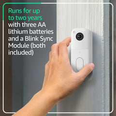 Blink close-up of lens and night vision sensors highlighting sharp image capture benefit
