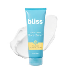 Bliss envase frontal Lemon and Sage mostrando diseño y beneficio hidratante